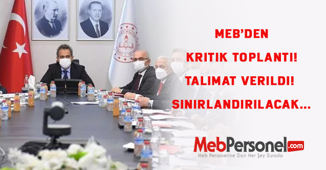 MEB’den kritik toplantı! Talimat verildi! Sınırlandırılacak…