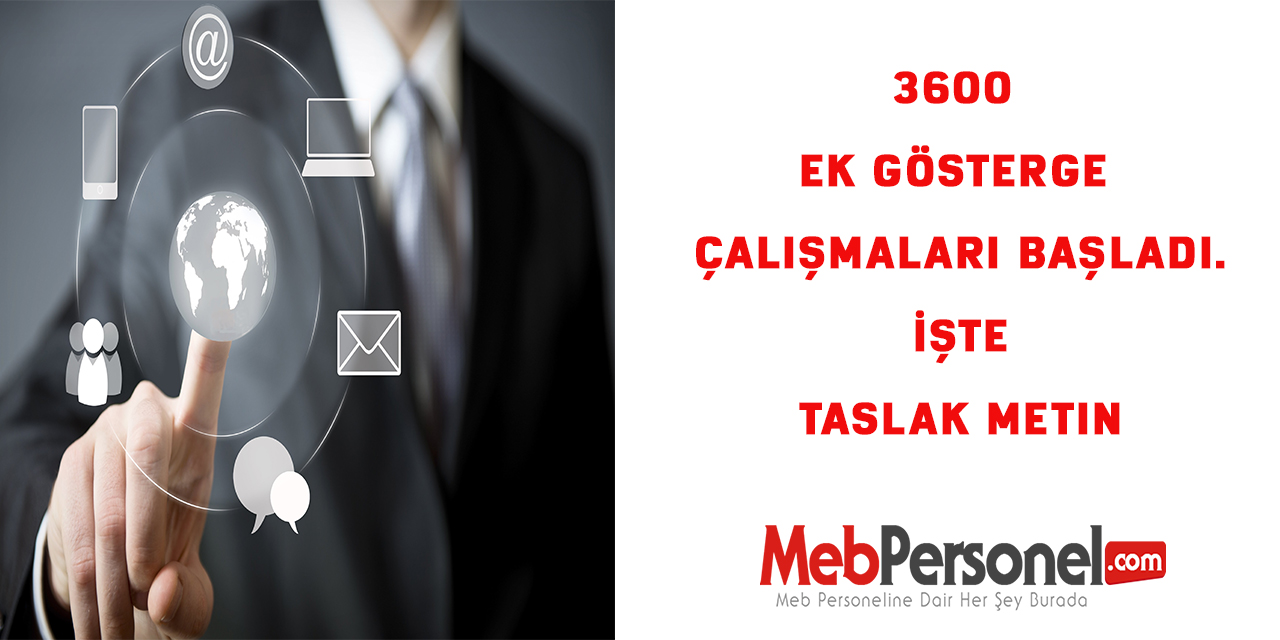 3600 ek gösterge çalışmaları başladı. İşte taslak metin