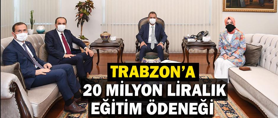 MEB'den Trabzon’a 20 milyon liralık eğitim ödeneği