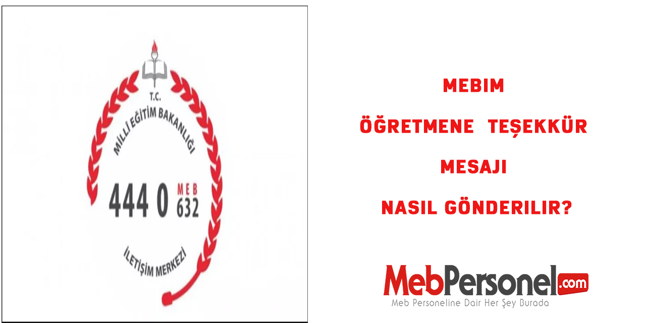 Mebim Öğretmene Teşekkür Mesajı Nasıl Gönderilir?