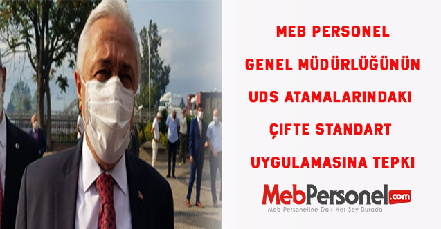 MEB Personel Genel Müdürlüğünün UDS Atamalarındaki  Çifte Standart Uygulamasına Tepki