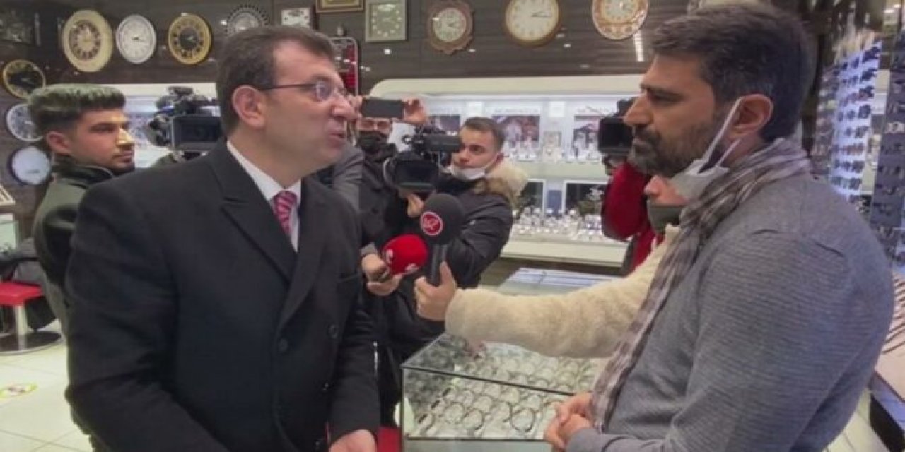 İmamoğlu'ndan esnafın 'Cumhurbaşkanı olmak istiyor musunuz?' sorusuna yanıt: