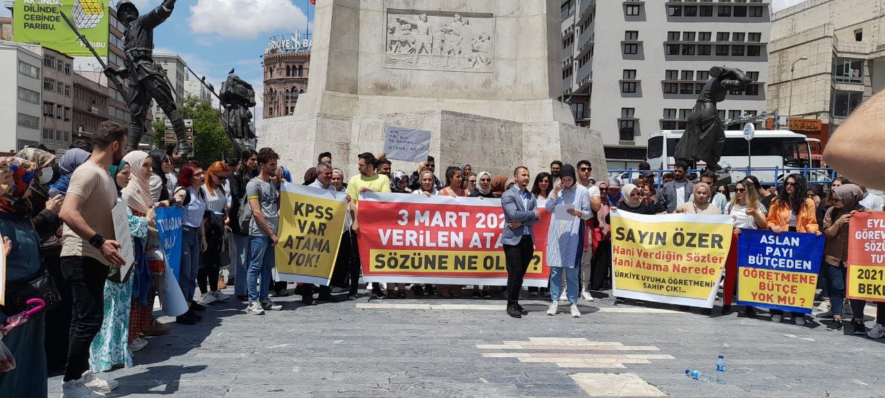 Atama bekleyen öğretmenler Ankara'da:  Öğretmenler burada atama nerede?