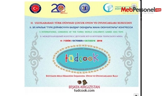 Uluslararası Türk Dünyası Çocuk Oyun ve Oyuncakları Kurultayı