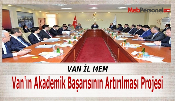 Van'ın Akademik Başarısının Artırılması Projesi