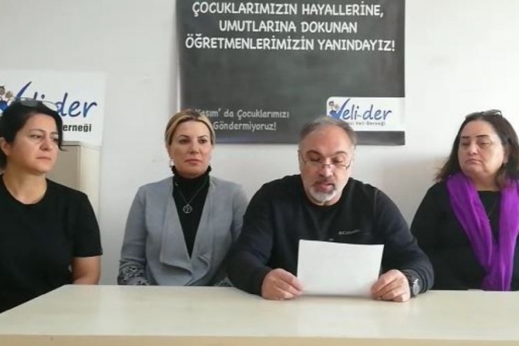 Velilerden öğretmenlere destek:2 Kasım'da Çocuklarımızı okula göndermiyoruz