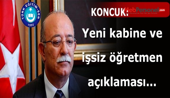 KONCUK: 65. HÜKÜMET HAYIRLI OLSUN