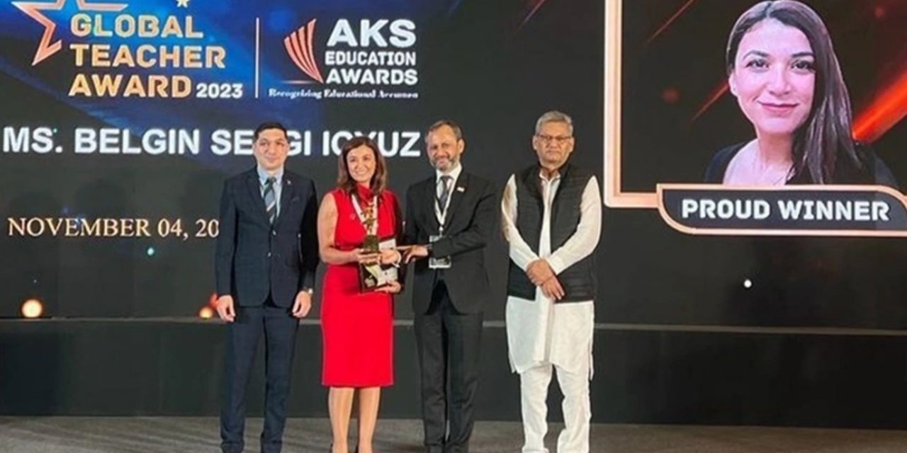 Muğlalı öğretmen, Eğitimin Nobel'i olarak bilinen "Global Teacher Award" ödülünü kazandı!