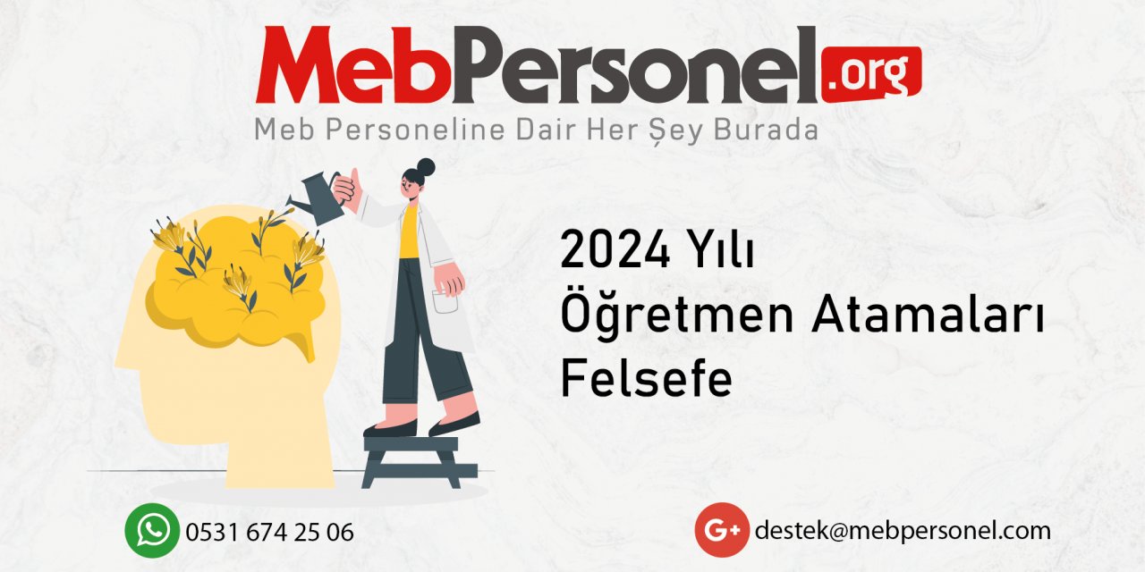 2024 Öğretmen Atamalarında Felsefe Kontenjan Tahmini ve Talepler!