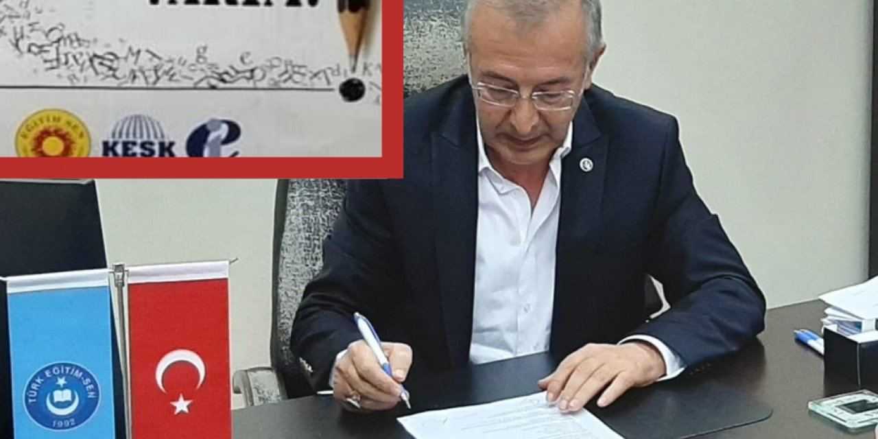 Türk Eğitim Sen İstanbul Şube Başkanı Okullara Gönderilen Afişlere Tepki Gösterdi