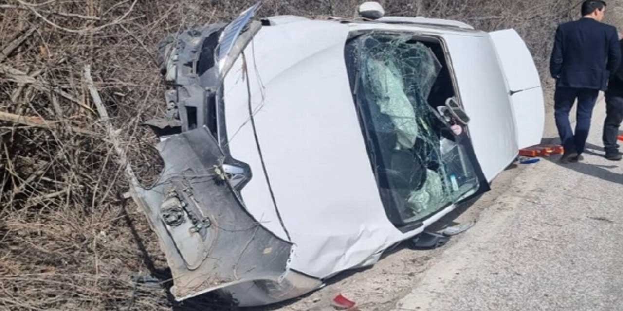 İl Müdürü trafik kazasında yaralandı
