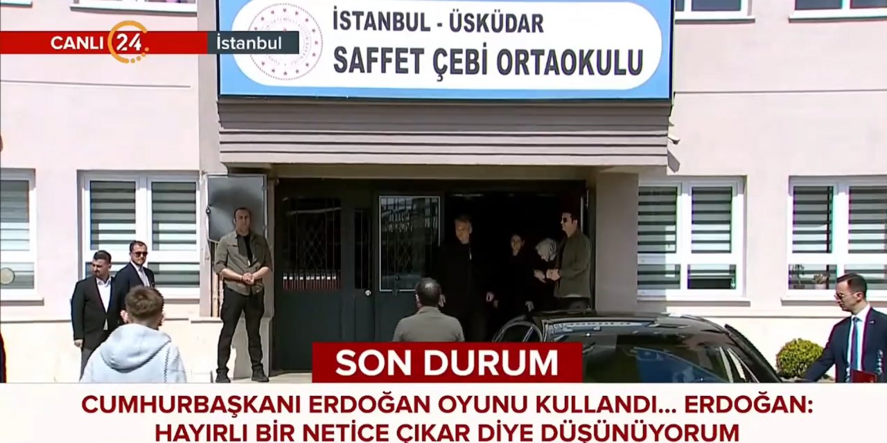 Cumhurbaşkanı Erdoğan: ''İnşallah hayırlı bir netice çıkar.''