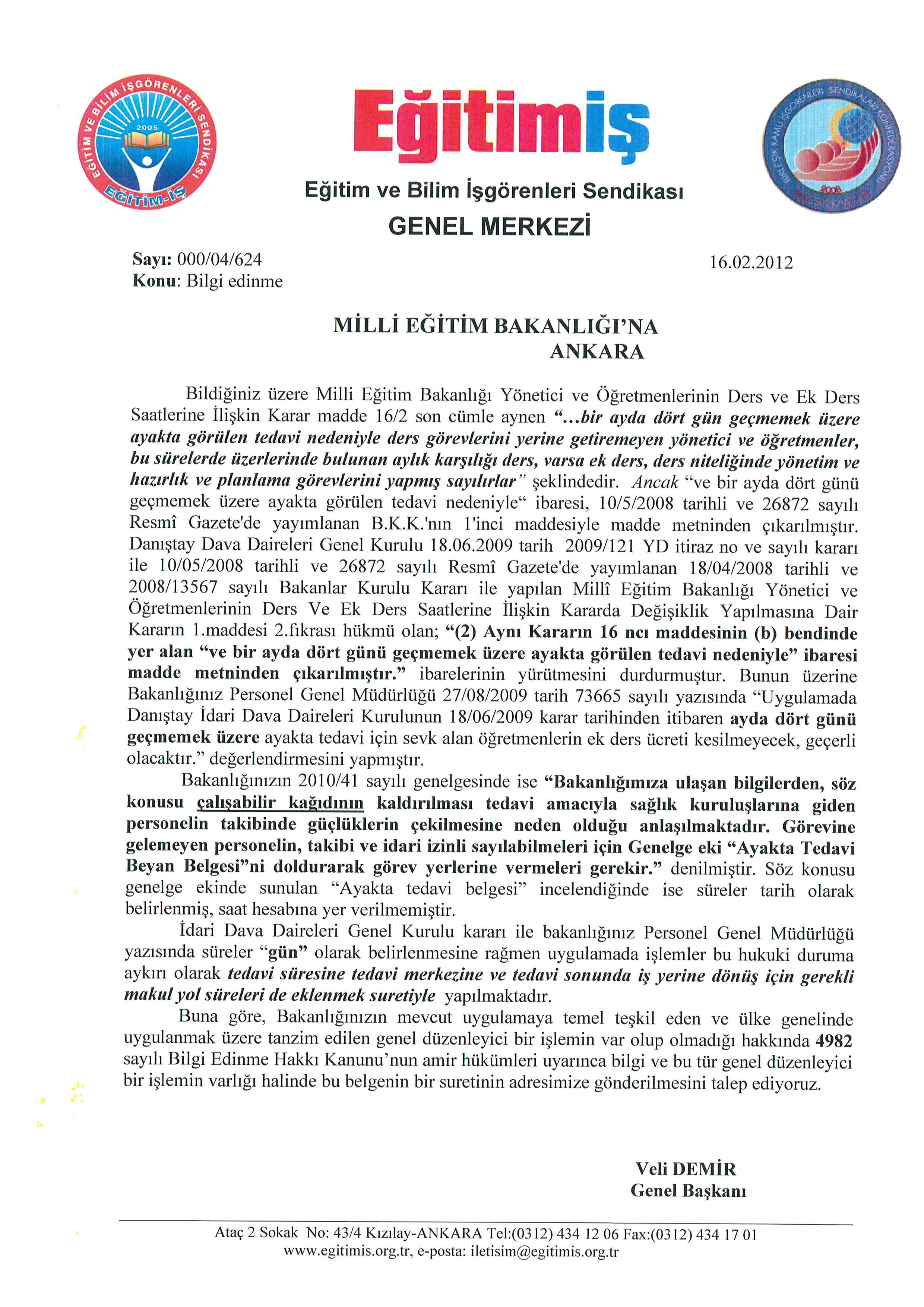 Hukukdışı Ayakta Tedavi Uygulamasını Sürdürenler Suç Duyurusu
