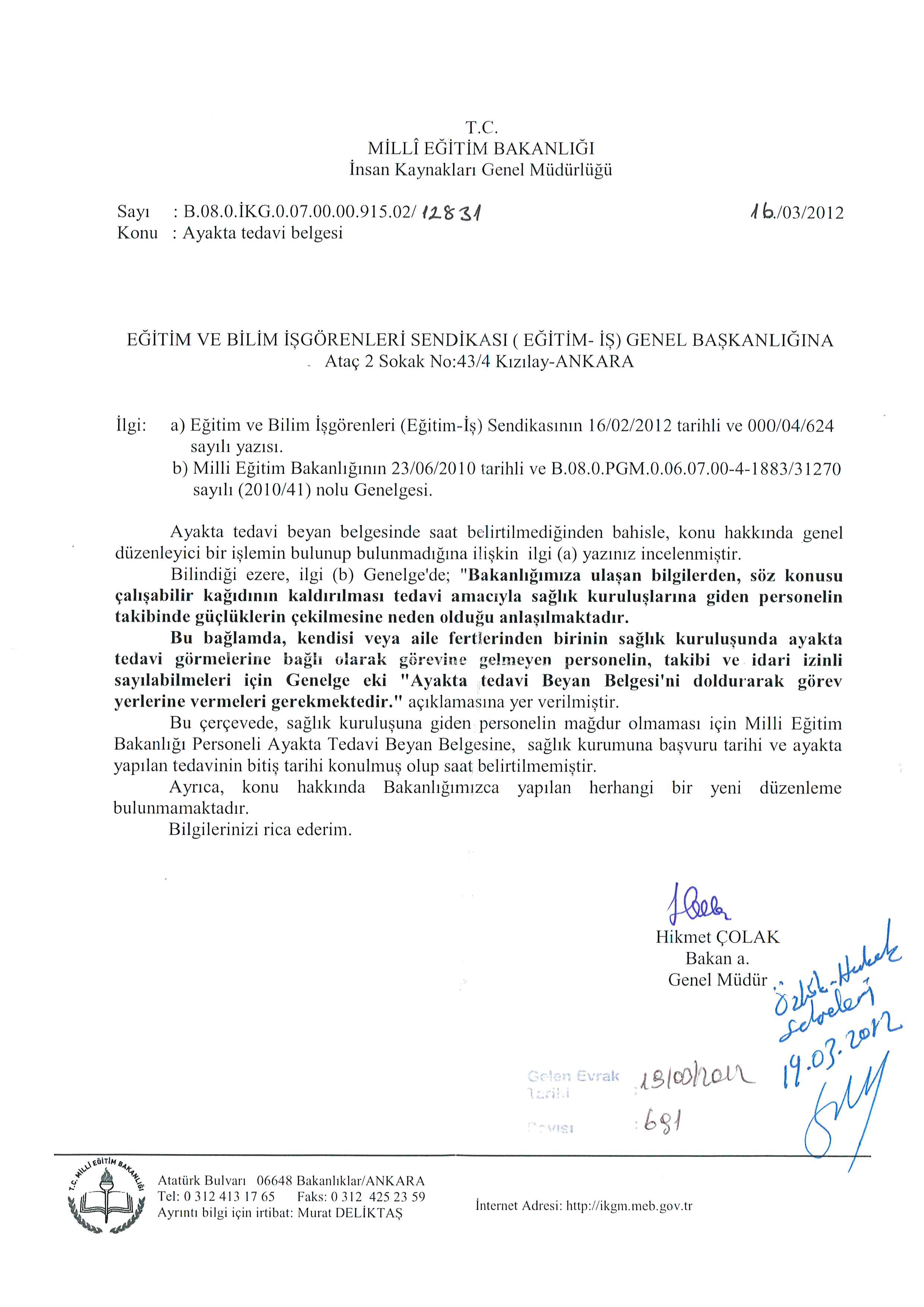 Hukukdışı Ayakta Tedavi Uygulamasını Sürdürenler Suç Duyurusu