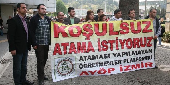 Atanmayan öğretmenler kalem kırdı