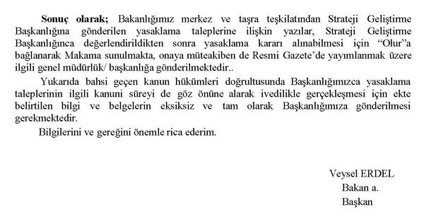 MEB'den ''ihalelere katılmaktan yasaklama'' yazısı