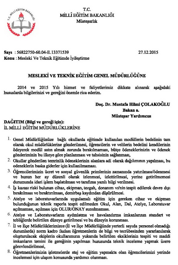 MEB, koordinatörlük görevini yapan öğretmenlere ulaşım destegi verin, dedi