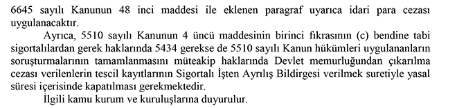 Görevde uzaklaştırmalarda maaş ve emeklilik işlemleri