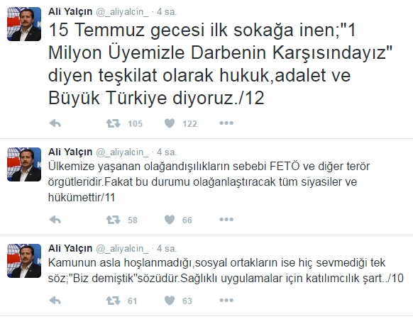 EBS Genel Başkanı Ali Yalçın'dan Mülakat Açıklaması