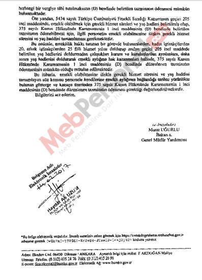 KHK İle İhraç Edilenlerin Emeklilik Tazminatı