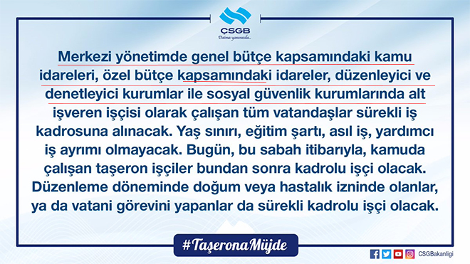 Taşeron Düzenlemesi Kimleri Kapsayacak?