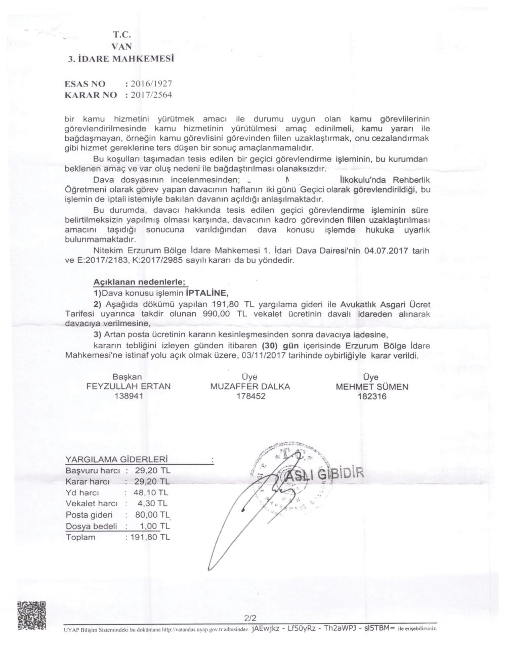 Öğretmenin İsteği Dışında Süresiz Görevlendirilmesine Mahkemeden İptal Kararı
