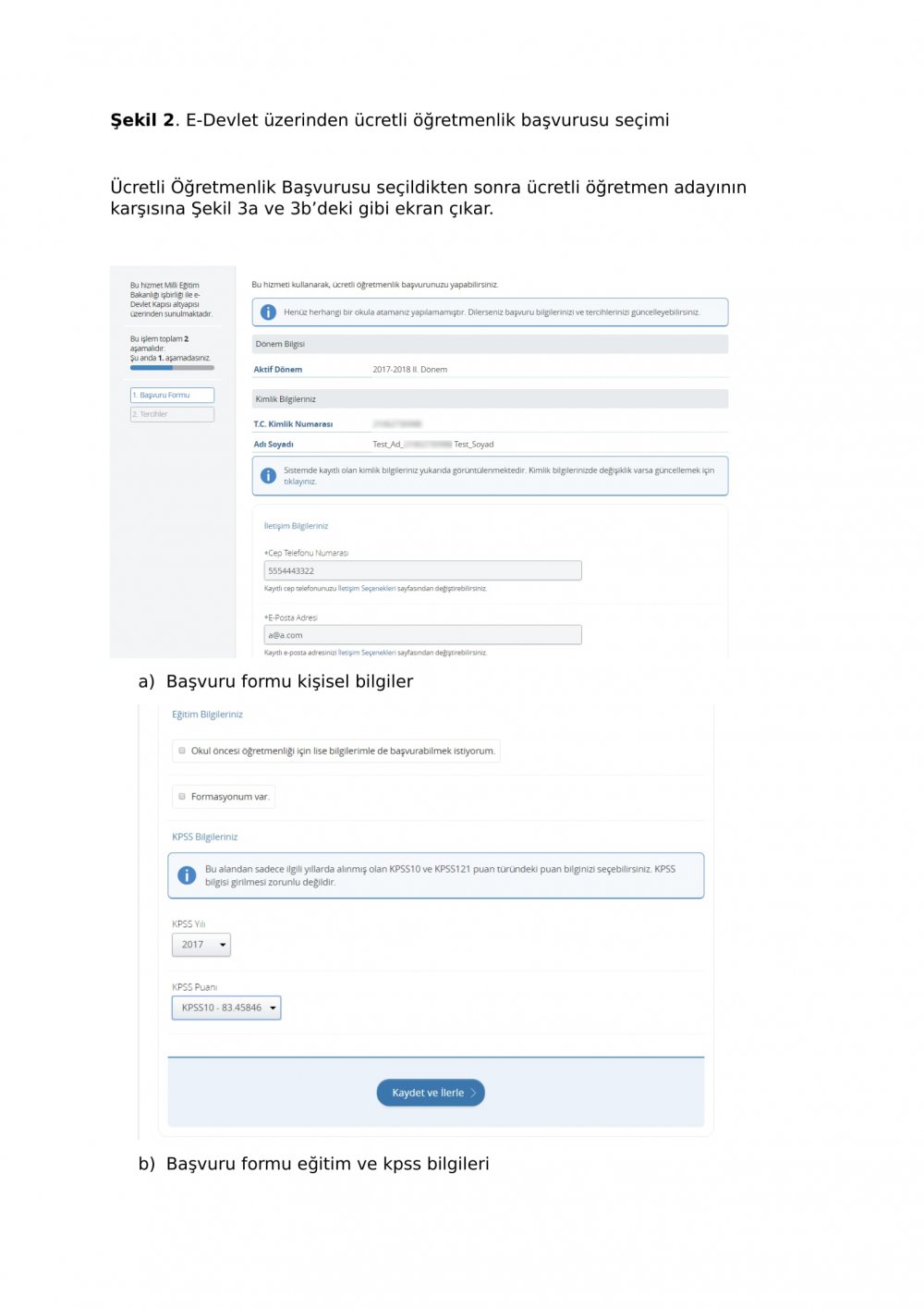 Ücretli Öğretmenlik Başvurusu Yapma (e-Devlet Resimli Anlatım)