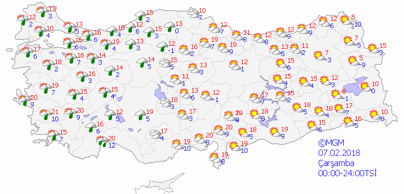 Pazar gününe kadar yağış yok-Haritalı