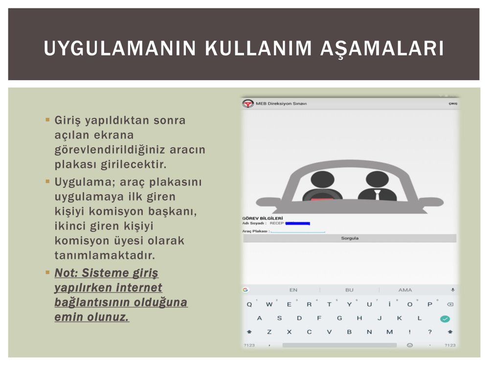 Direksiyon Uygulama Sınavları Nasıl Yapılacak?