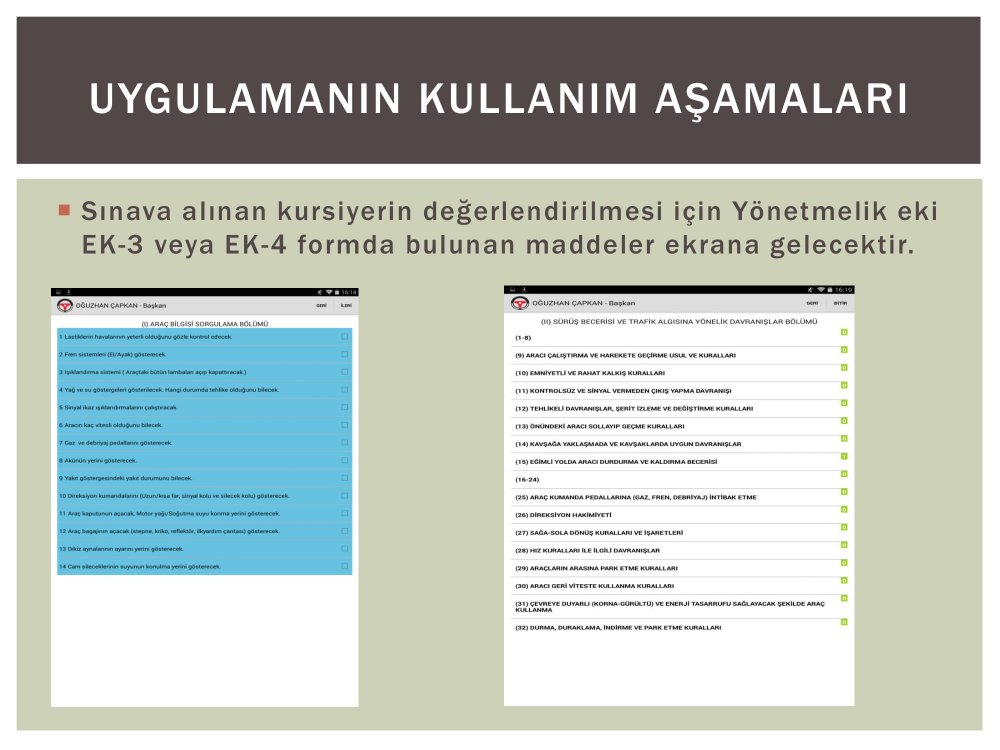 Direksiyon Uygulama Sınavları Nasıl Yapılacak?