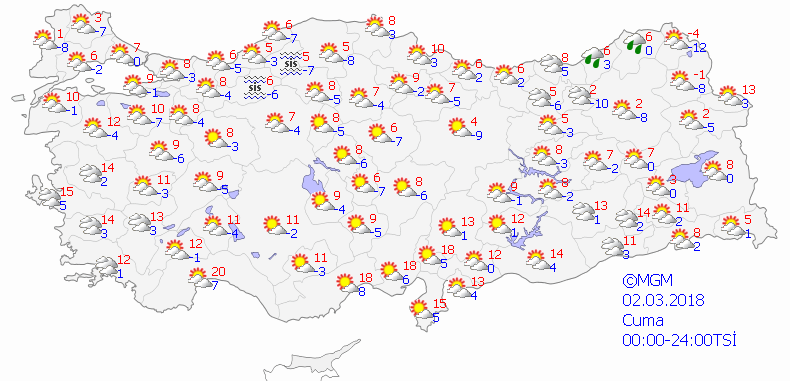 Kar yağışı geliyor- Haritalı