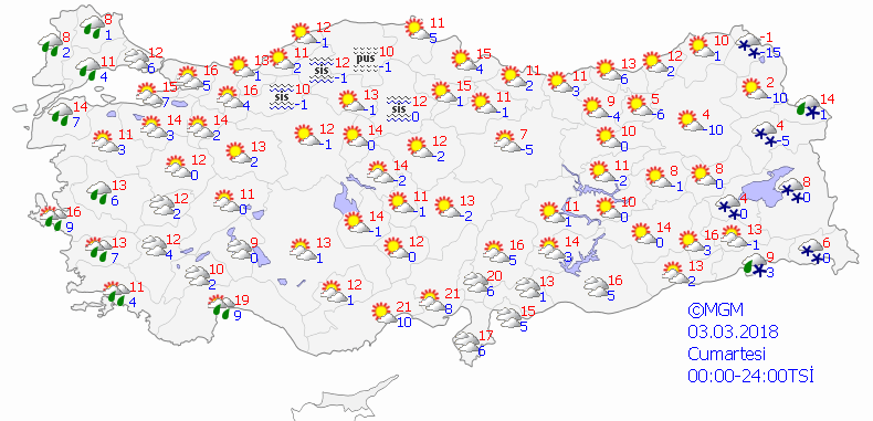 Kar yağışı geliyor- Haritalı