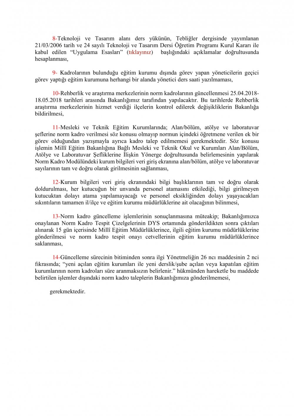 MEB'de Norm Güncelleme Süreci Başlıyor. MEB'in Resmi Yazısı ve Dikkat Edilecek Hususlar