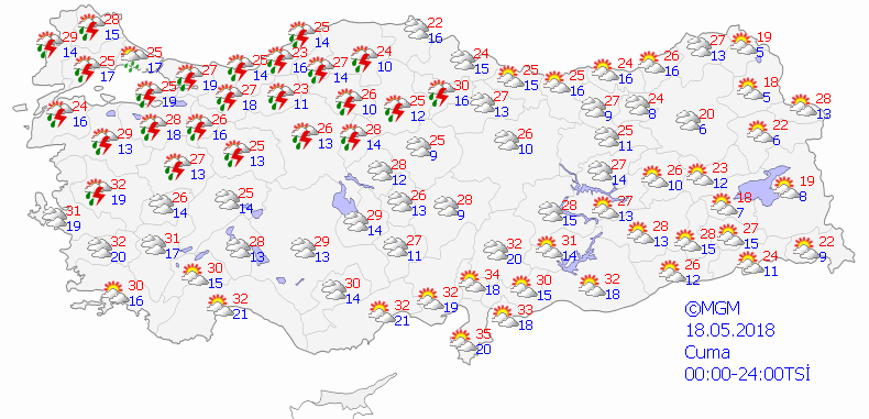Sıcaklıklar artmaya devam ediyor-Haritalı