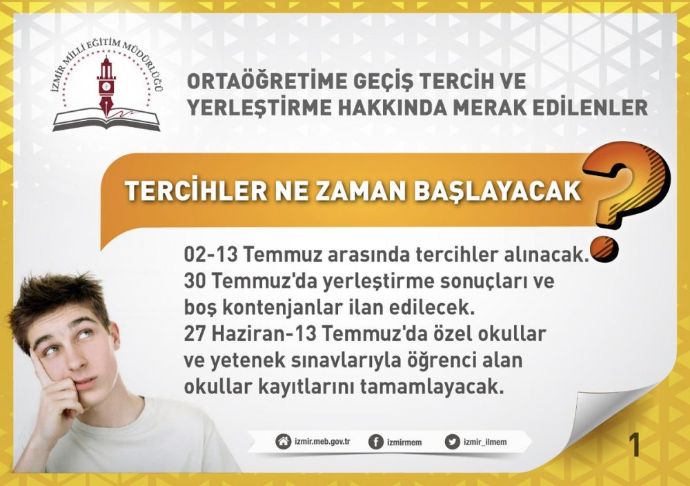 İzmir İl MEM'den LGS tercihleri için harika yol haritası