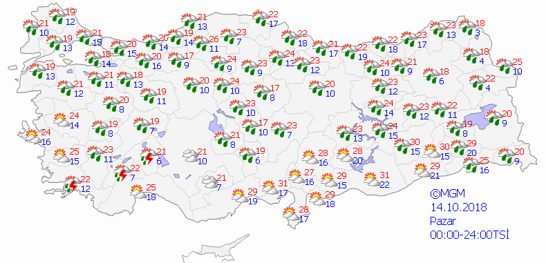 Meteoroloji'den kuvvetli yağış uyarısı - Haritalı