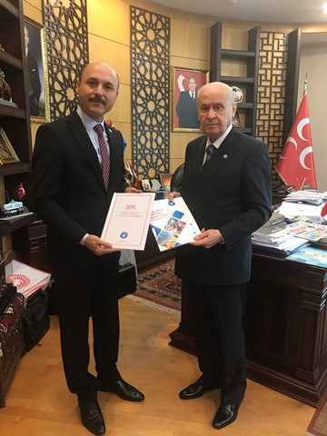 TALİP GEYLAN, MHP GENEL BAŞKANI DEVLET BAHÇELİ’YE TEŞEKKÜR ZİYARETİNDE BULUNDU