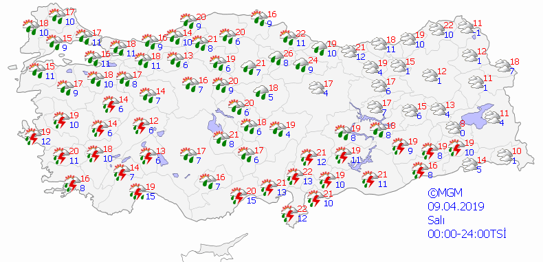 Meteorolojiden 5 il için uyarı