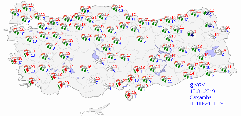 Meteorolojiden 5 il için uyarı