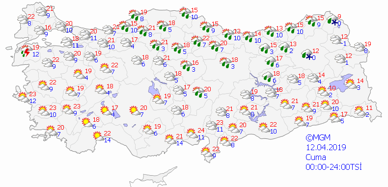 Meteorolojiden 5 il için uyarı