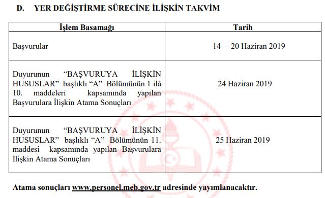 İl Dışı Atama Başvuru Ekranı Ne Zaman Açılacak?