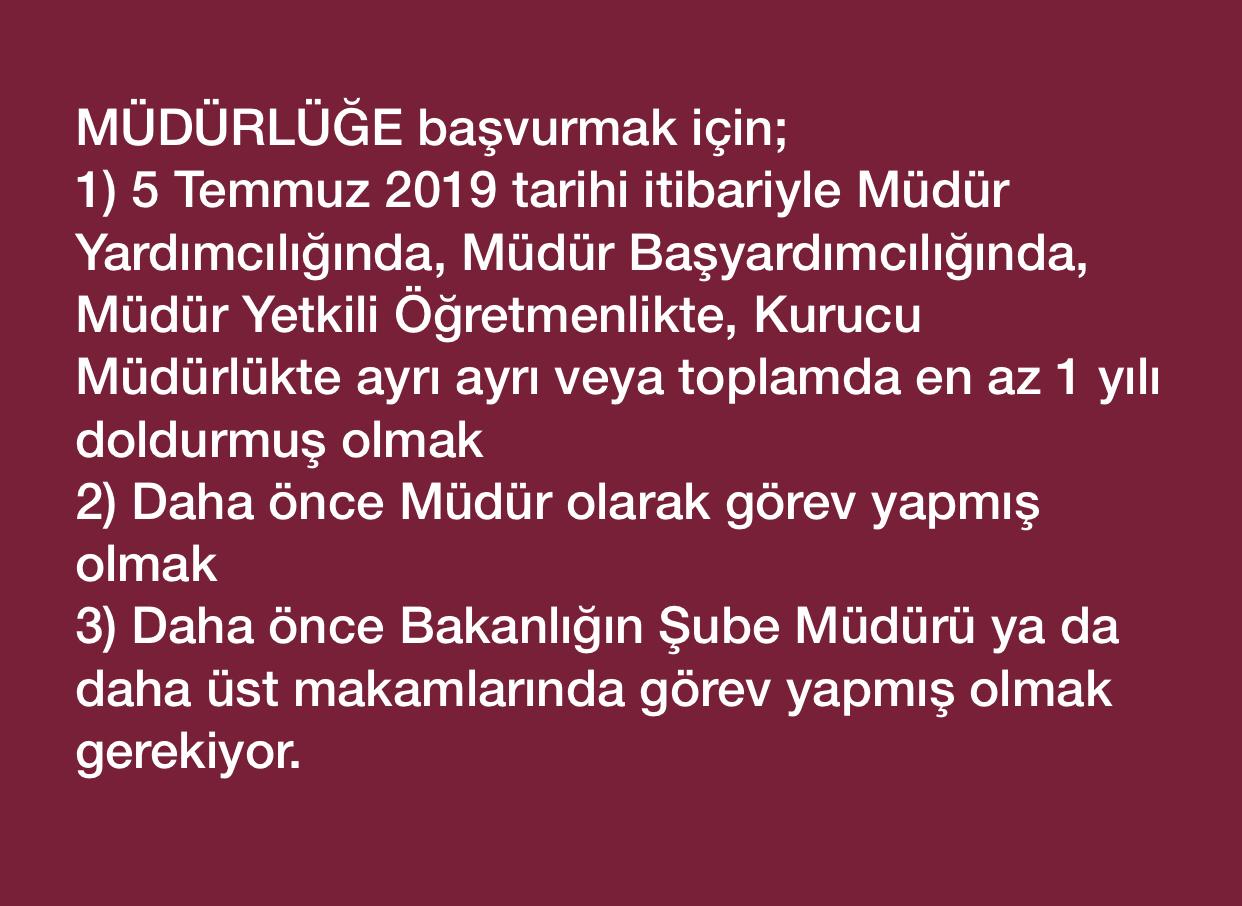 Yönetici Atamaları İle İlgili  MEB'den Yeni Açıklama