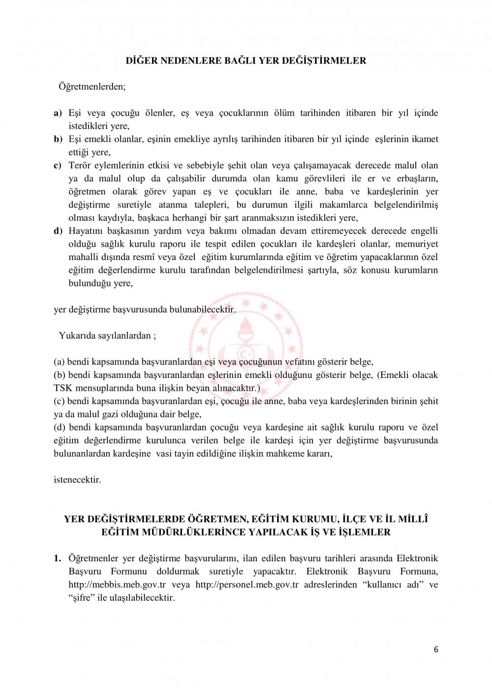 Öğretmenlerin Özür Grubu Atama Kılavuzu Yayımlandı