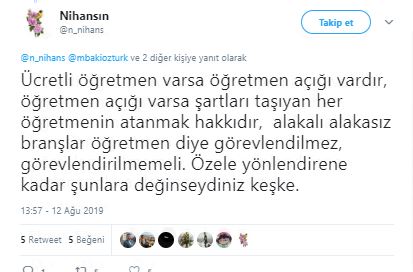 MEB Daire Başkanı: Neden atanamayan öğretmen oluyor anlamak çok zor..