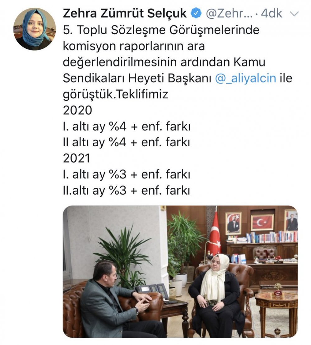 Ali Yalçın'dan Yeni Zam Teklifine İlişkin Açıklama