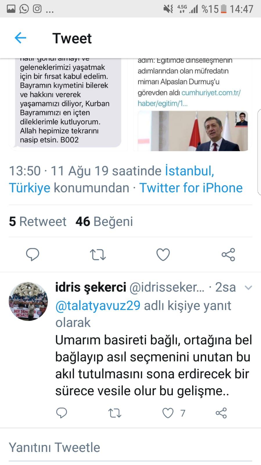 Ali Yalçın Şube Başkanlarını Uyarmalıdır 