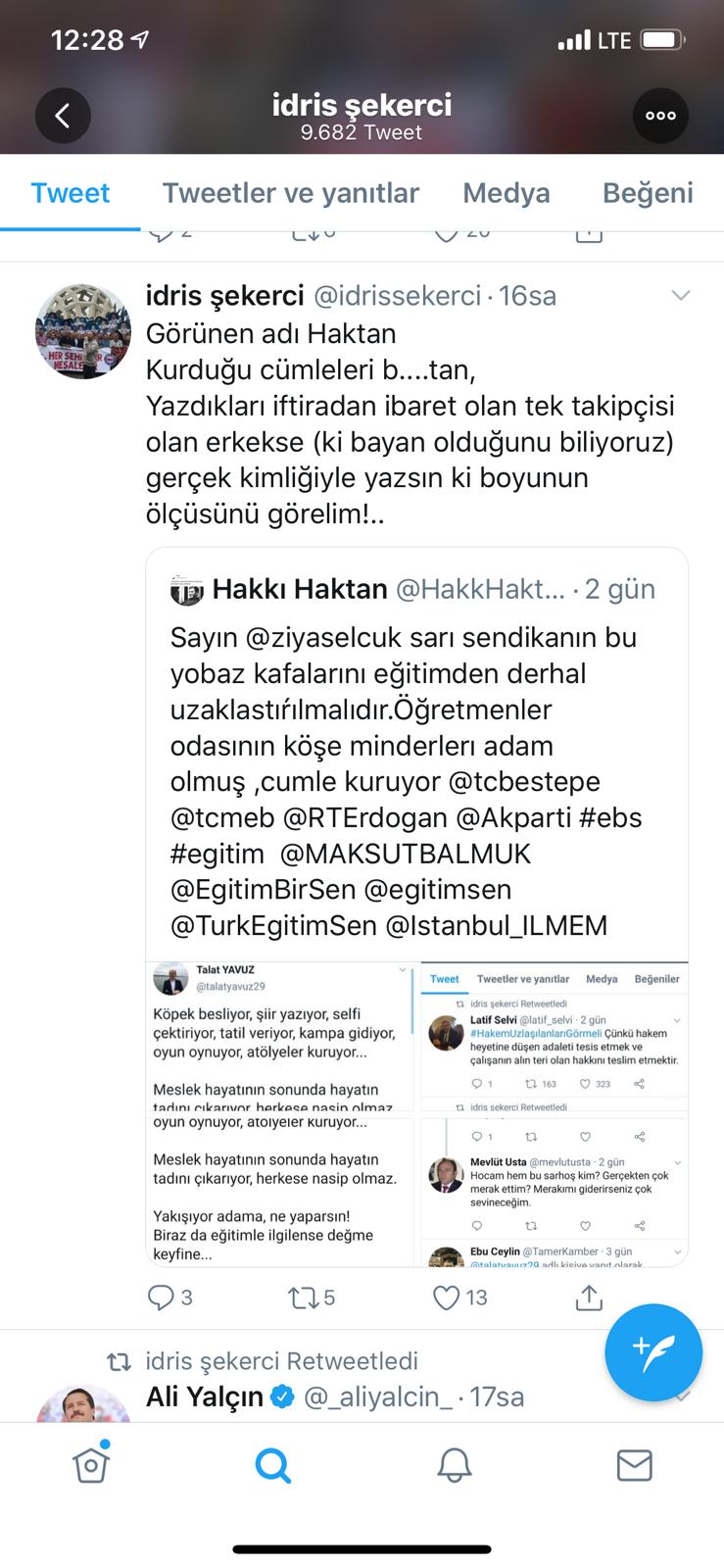 Ali Yalçın Şube Başkanlarını Uyarmalıdır 