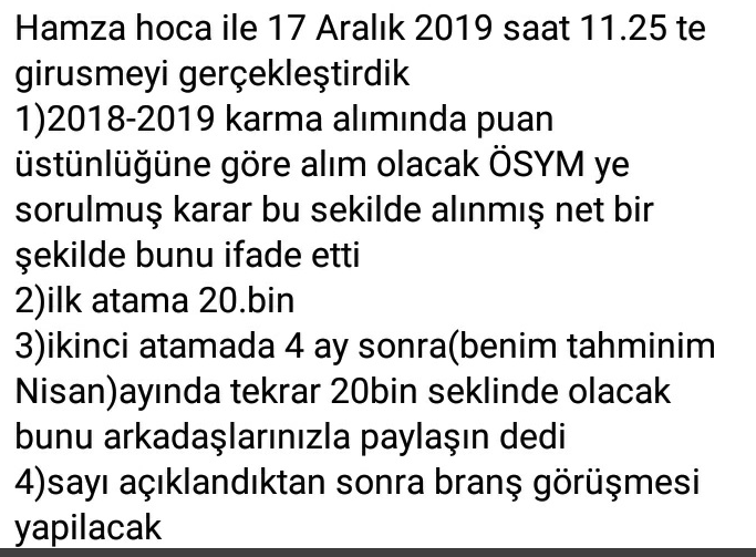 MEB 40 Bin Öğretmen Ataması Mı Yapacak? Flaş açıklamalar