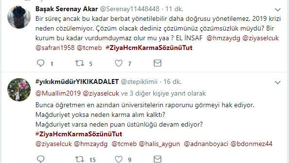 &quot;Karma (2018-2019 KPSS) Sözleşmeli Öğretmen Ataması, Adaletsizcedir&quot; (2019 KPSSli Adaylar)