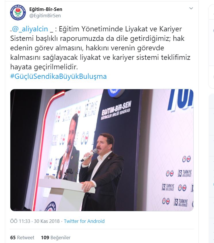 SENDİKANIN YÖNETİCİ ATAMA PARADOKSUNU YAZDIK